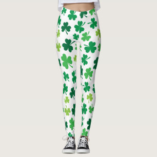 Irish Shamrock ThMED Leggings op de dag van de s