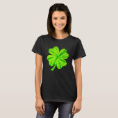 Irish Shamrock Tie Dye Happy St Patrick's Day Go L T-shirt (Voorkant volledig)