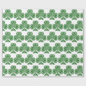 Irish Shamrock Trinity Knot All Occasion Cadeaupapier (Vlak)