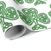 Irish Shamrock Trinity Knot All Occasion Cadeaupapier (Rol Hoek)