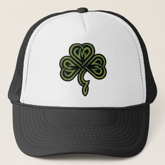 Irish Shamrock Trucker Pet (Voorkant)