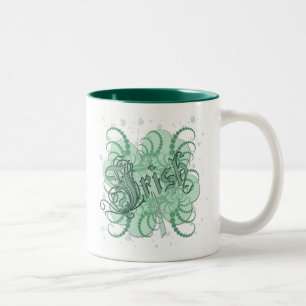 Irish Shamrock Tweekleurige Koffiemok