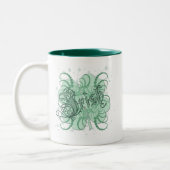 Irish Shamrock Tweekleurige Koffiemok (Links)