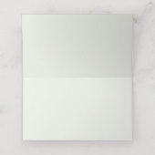 Irish Shamrock Wedding Place card Plaatskaartje (Binnenkant ongevouwen)