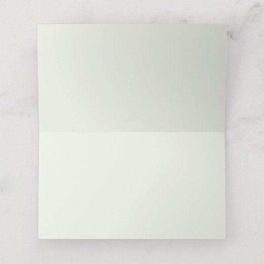 Irish Shamrock Wedding Place card Plaatskaartje (Binnenkant ongevouwen)