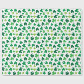 Irish Shamrock Wrapping Paper | St. Patricks Day Cadeaupapier (Vlak)