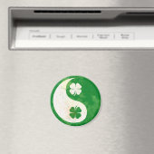 Irish Shamrock Yin Yang Magneet (Insitu (Vaatwasser))