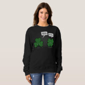 Irish Shamrockes Young C St Patrick Ireland's Sain Trui (Voorkant volledig)