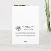 Irish Shamrocks  Angel Rozen Scripts Feestdagen Kaart (Achterkant)