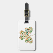 Irish Shamrocks Bagagelabel (Voorkant verticaal)