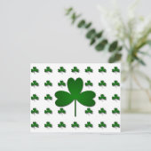 IRISH SHAMROCKS BRIEFKAART (Staand voorkant)