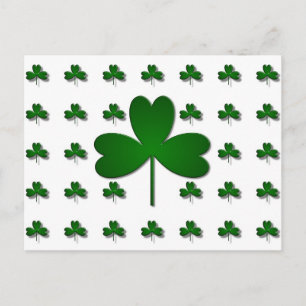 IRISH SHAMROCKS BRIEFKAART