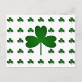 IRISH SHAMROCKS BRIEFKAART (Voorkant)