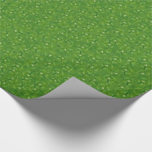 Irish Shamrocks Cadeaupapier (Hoek)