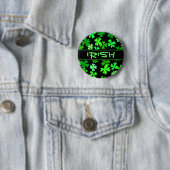 Irish Shamrocks Holiday Pin Ronde Button 5,7 Cm (In situ)