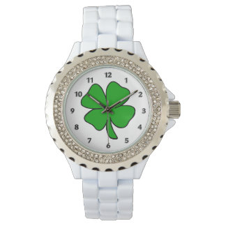 Irish Shamrocks Horloge