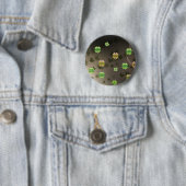 Irish Shamrocks Ronde Button 5,7 Cm (In situ)