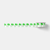 Irish Shamrocks Satijnen Lint (Voorkant)