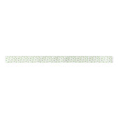 Irish Shamrocks Satijnen Lint (Voorkant)
