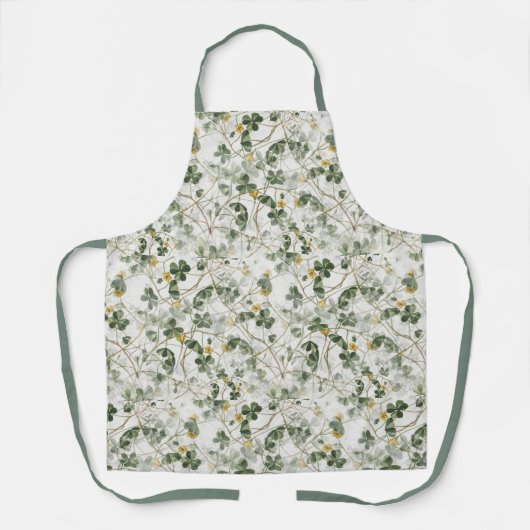 Irish Shamrocks Schort (Voorkant)