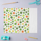 Irish Shamrocks St Patricks Day Two Tone Kleurrijk Tissuepapier (Craft)