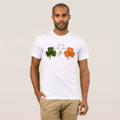 Irish Shamrocks T-shirt (Voorkant volledig)