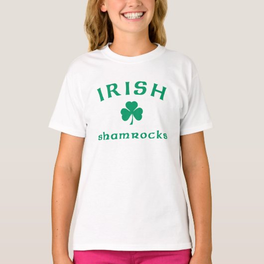 Irish Shamrocks T-shirt (Voorkant)
