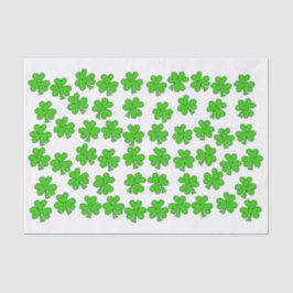 Irish Shamrocks Tissuepapier