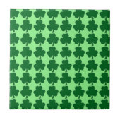 Irish Shamrocks Trivet/Tile Tegeltje (Voorkant)