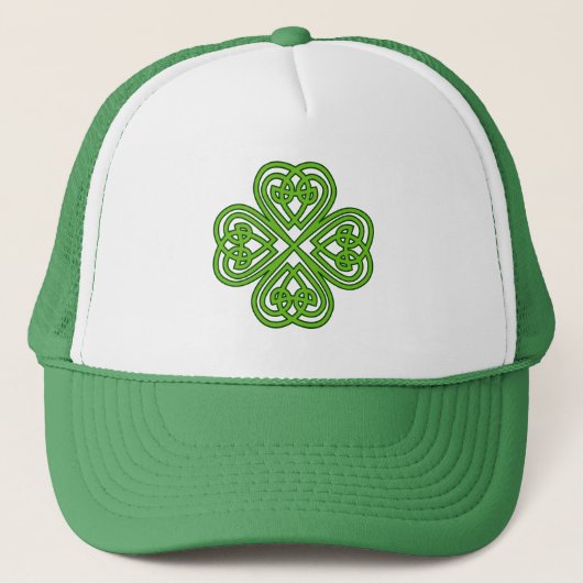 Irish Shamrocks Trucker Pet (Voorkant)