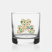 Irish Shamrocks Whisky Glas (Achterkant)