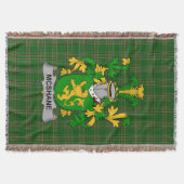 Irish Shane of McShane Wapen van de familie Crest Deken (Voorkant)