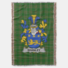 Irish Shanley of McShanly Wapen Familiezorg Deken