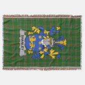 Irish Shanley of McShanly Wapen Familiezorg Deken (Voorkant)