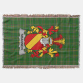 Irish Shannon Coat of Arms Family Crest Ireland Deken (Voorkant)