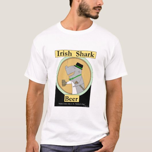 Irish Shark Beer T-shirt (Voorkant)