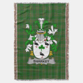 Irish Sharkey of O_Sharkey familiewapen Deken (Voorkant Verticaal)