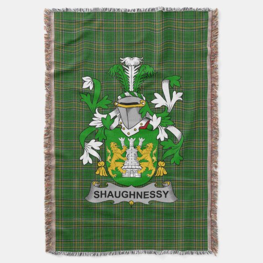 Irish Shaughnessy of O_Shaughnessy Wapen F Deken (Voorkant Verticaal)
