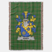 Irish Shea of O_Shee Wapen Familie Crest Ir Deken (Voorkant Verticaal)