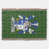 Irish Sheehy of McSheehy Wapen van de familie Cres Deken (Voorkant)