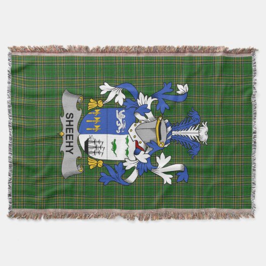 Irish Sheehy of McSheehy Wapen van de familie Cres Deken (Voorkant)