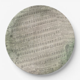 Irish  Sheet Music, Wearing of the Green Papieren Bordje