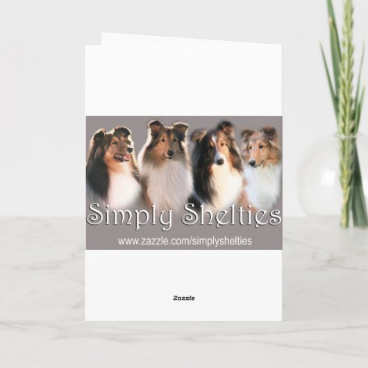 Irish Sheltie Kaart (Achterkant)