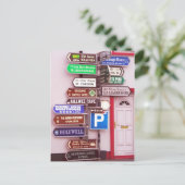 Irish Signpost Briefkaart (Staand voorkant)