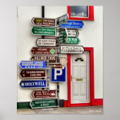 Irish Signpost Print (Voorkant)