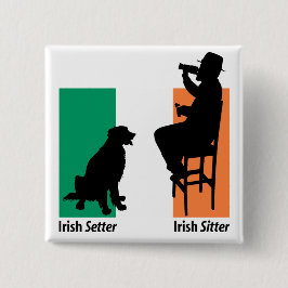 Irish Sitter Button