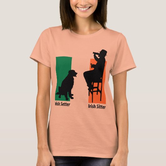 Irish Sitter T-Shirt (Voorkant)