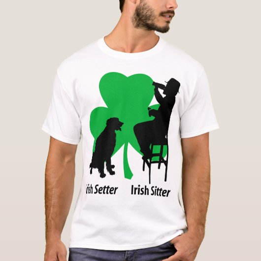 Irish Sitter T-Shirt (Voorkant)