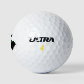 Irish Skeleton Clown Golfballen (Logo)