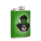 Irish Skeleton Clown Green Heupfles (Rechts)